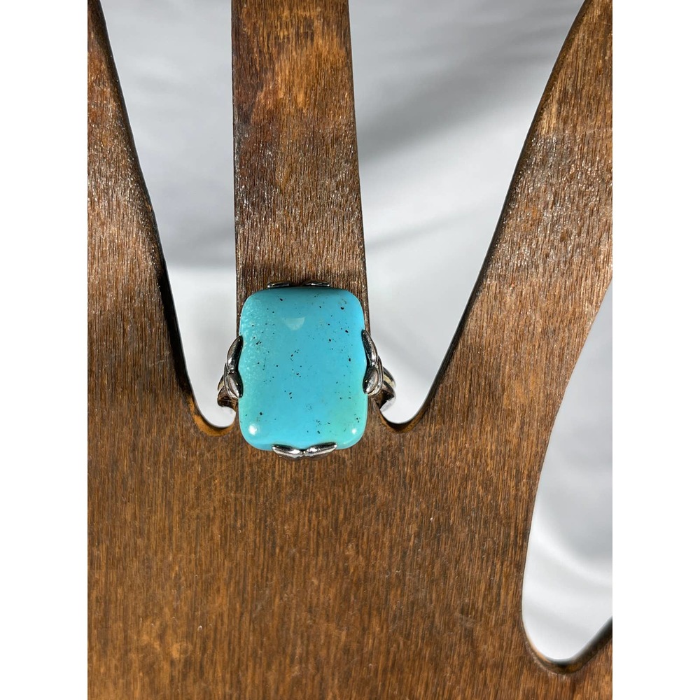 Sterling Silver & Kingsman Turquoise Ring